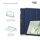 Чохол-книжка на планшет OPPO Pad Neo/Air 2, Smart Case, Blue, підставка для планшета 11.4 , шкіряний, мікрофібра, на магніті, ArmorStandart (ARM73158) - зображення 4