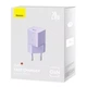 Зарядное устройство c быстрой зарядкой GaN5 BASEUS Type-C, 20W Фиолетовый CCGN050105 - изображение 2