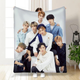 Плед Stray Kids Стрей Кидс группа бенд покрывало с 3D рисунком размер 160х200 - изображение 1