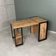 Письменный стол трансформер MebliRoMax Loft Дуб Тахо /Черный (000086590) - изображение 1