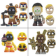 Набір фігурок ФНАФ П'ять ночей з Фредді, 12в1, 8-9 см - Five Nights на Freddy`s, Fnaf, Chica, Bonnie, Foxy - зображення 3