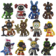 Набір фігурок ФНАФ П'ять ночей з Фредді, 12в1, 8-9 см - Five Nights на Freddy`s, Fnaf, Chica, Bonnie, Foxy - зображення 4