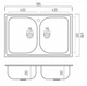Кухонна мийка Platinum 7950 EQUATORIA матова Мокко (SP000035803) - зображення 2