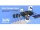 UPS безперебійне живлення для роутера/комутатора/PON/POE WGP POE01 5V 3A, 9V 2A, 12V 2A 36W 10400mAh - зображення 2
