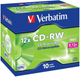 Dyski Verbatim CD-RW 700MB 12x Scratch Resistant Jewel Case 10 szt (0023942431480) - obraz 1