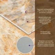 Декоративная ПВХ плита Оникс 600*600*3мм - изображение 2