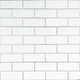Панель Sticker Wall стеновая 700х700х4мм Белая кирпичная с серебром SW-00001502 - изображение 1
