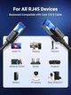 Высокоскоростной интернет кабель UGREEN Cat 8 Lan круглый сетевой шнур патч-корд с оплеткой RJ45 15 м (NW153) - изображение 8