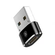 Адаптер переходник BASEUS USB to Type-C 2.4A Black (CAAOTG-A01) - изображение 3