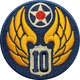 Нашивка 10th US Air Force Patch - зображення 1