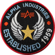 Нашивка Alpha Industries Established 1959 Alpha19 - изображение 1