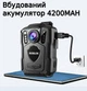 Нагрудный видеорегистратор BOBLOV M5 1440P 64Гб / Водонепроницаемая боди камера 4200 мАч USB Black - изображение 7