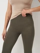 Леггинсы в рубчик женские Giulia Leggings Rib_Khaki_1 L-XL Хаки (4823116913417) - изображение 4