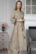 Элегантный длинный халат Mia-Amore 1269 L/XL Оливковый - изображение 1