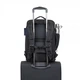 Рюкзак для ноутбука 17.3" RIVACASE 8461 (Black), колекція: "Tegel", чорний - зображення 13