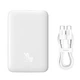 Павербанк с беспроводной зарядкой Qi 15W Baseus Magnetic Mini 5000 mAh 20W 2в1 QC3.0+PD3.0 (P10022107223-00) White - изображение 5