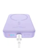 Павербанк з бездротовою зарядкою Qi 15W Baseus Magnetic Mini Air 10000mAh 20W 2в1 QC3.0+PD3.0 (P10059001513-00) Purple - зображення 10
