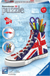 3D Пазл Ravensburger Sneaker Union Jack 22 х 14 см 108 деталей (4005556112227) - зображення 1