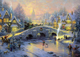 Puzzle Schmidt Thomas Kinkade Winter Village 69.3 x 49.3 cm 1000 elementów (4001504584504) - obraz 2