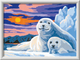 Malowanie po numerach Ravensburger CreArt Seals On Ice 24 x 18 cm (4005556202638) - obraz 2