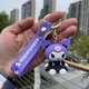 Брелок Куроми Kuromi Sanrio Санрио аниме фигурка игрушка для ключей, рюкзака, сумки 6 см - изображение 6