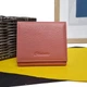 Женский маленький кошелек натуральная кожа Genuine Leather розовый 2206-037M-28 rubber red - изображение 1