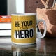 Кружка для чая большая "Be your own hero", 1000мл - изображение 3