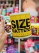 Кружка керамическая подарочная "Size matters" 1000мл, Желтый - изображение 6