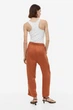Штаны H&M 271147899_darkorange XS Кирпичный - изображение 4