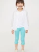 Лосины капри-бриджи для девочки H&M 0379360-038 116 см (5-6 years) Бирюзовый - изображение 2