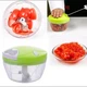 Измельчитель ручной кухонный Easy Spin Cutter Механический блендер для овощей - изображение 6