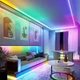 Cветодиодная лента 2 м разноцветная RGB 5050 самоклеящаяся с пультом управления для фоновой для подстветки - изображение 7