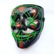 Маска неоновая Purge Mask Судная ночь ABC от батареек - изображение 1