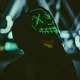 Маска неоновая Purge Mask Судная ночь ABC от батареек - изображение 3