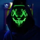 Маска неоновая Purge Mask Судная ночь ABC от батареек - изображение 10