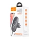 Холдер Hoco CA90 Powerful magnetic wireless charging car holder Black - зображення 1
