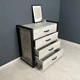 Комод с ящиками MebliRoMax Loft 4Ш 900х900х500 Индастриал /Черный (000085368) - изображение 2