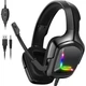Проводные наушники игровые с микрофоном и RGB подсветкой для компьютера Onikuma K20 - изображение 2