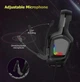 Проводные наушники игровые с микрофоном и RGB подсветкой для компьютера Onikuma K20 - изображение 7