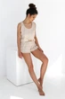 Бавовняна жіноча піжама з малюнком Aline Sensis L beige (6000006805252) - изображение 3