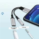 Кабель адаптер NNBILI 2 Type-C і 3.5 мм AUX перехідник 2 в 1 для зарядки і навушників / прослуховування музики, сріблястий (84390414) - зображення 2