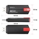 Тридіапазонний адаптер WiFi AXE5400M перехідник передавач 5400 Мбіт/с USB 3.0 2.4G / 5G / 6GHz для Windows, чорний (84387470) - зображення 5