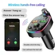Автомобільний FM-трансмітер та зарядний пристрій Multifunction Wireless Q11 Bluetooth 5.0 USB Type C - изображение 6