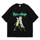 Футболка с принтом Рик и Морти Rick And Morty 2XL Черный Ф Мульт007-Ч 2XL - изображение 1