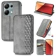 Чехол Deexe Rhombus Wallet для Xiaomi Redmi Note 13 Pro 4G / Poco M6 Pro - Grey - изображение 4