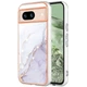 Захисний чохол Deexe Marble Style для Google Pixel 8A - White - зображення 1