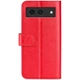 Классический чехол-книжка Deexe Wallet Style для Google Pixel 8A - Red - изображение 5