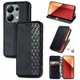 Чехол Deexe Rhombus Wallet для Xiaomi Redmi Note 13 Pro 4G / Poco M6 Pro - Black - изображение 4