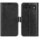 Классический чехол-книжка Deexe Wallet Style для Google Pixel 8A - Black - изображение 1