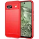 Силіконовий (TPU) чохол MOFI Carbon Fiber для Google Pixel 8A - Red - зображення 1